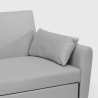 Sofá cama extraíble de 2 plazas diseño moderno en tejido PORTO RICO 