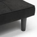 Giada Dark Sofá Cama Diseño En Tejido 2 Plazas para casa y oficina Modelo