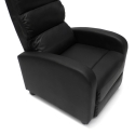 Sillón relax reclinable con reposapiés símil piel Alice 