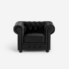 Sillón de salón de estilo clásico Chesterfield de terciopelo Coventry Oferta