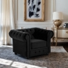Sillón de salón de estilo clásico Chesterfield de terciopelo Coventry Venta