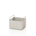 Organizador de metal blanco para mesa de cocina y baño Kyo Oferta