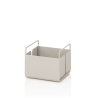 Organizador de metal blanco para mesa de cocina y baño Kyo Oferta