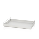 Bandeja de servir para mesa de cocina en metal blanco Jax Venta