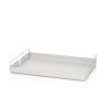 Bandeja de servir para mesa de cocina en metal blanco Jax Venta