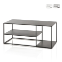 Mesa de centro de metal de diseño moderno 120x50 cm Angie Promoción