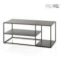 Mesa de centro de metal de diseño moderno 120x50 cm Angie Promoción