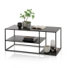 Mesa de centro de metal de diseño moderno 120x50 cm Angie Venta