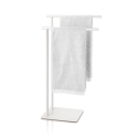 Toallero de pie con 2 barras de metal para baño Hiro Venta