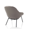 Silla poltrona de cuero sintético acolchada diseño moderno Carla Oferta