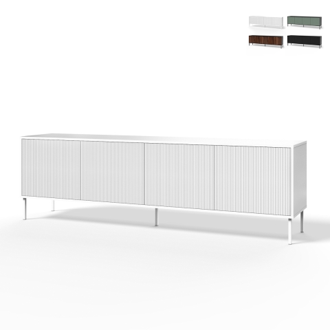 Moderno mueble de cocina buffet 4 puertas con patas de metal Budapest CA Promoción