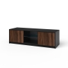 Mueble para TV moderno con frentes ranurados 150x50x45cm Budapest Modelo