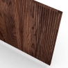 Mueble para TV moderno con frentes ranurados 150x50x45cm Budapest Medidas