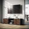 Mueble para TV moderno con frentes ranurados 150x50x45cm Budapest Venta