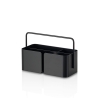 Contenedor organizador de metal con 3 compartimentos y asa Kogi M Oferta