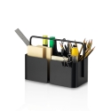 Contenedor organizador de metal con 3 compartimentos y asa Kogi M Rebajas