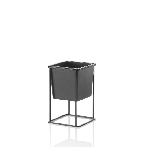 Soporte de metal para macetas de interior para planta única Leaf Promoción