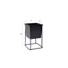 Soporte de metal para macetas de interior para planta única Leaf Oferta
