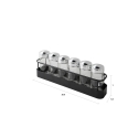Portaespecias de cocina con set de 6 frascos de vidrio Lyu Oferta