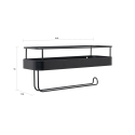 Estantería de metal con portarrollos de cocina Toon Stock
