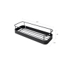 Estante de pared portaobjetos de metal negro mate Wenk Oferta