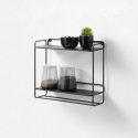 Estante de pared de metal pintado Milo Venta