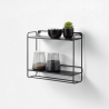 Estante de pared de metal pintado Milo Venta