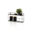 Estantería de pared de metal con 2 repisas Nori Rebajas