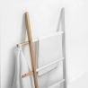 Escalera para toallas de baño de madera diseño moderno Olaf Rebajas