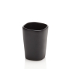 Juego de accesorios de baño en cerámica negra mate y madera de nogal Rodi Oferta