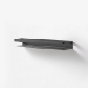 Estante de pared reversible de metal mate diseño moderno Ryo Descueto