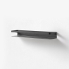 Estante de pared reversible de metal mate diseño moderno Ryo Descueto