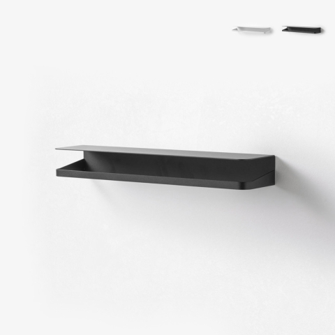 Estante de pared reversible de metal mate diseño moderno Ryo Promoción