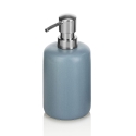 Set de accesorios de baño 4 piezas en cerámica mate azul Skylar Venta