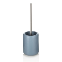 Set de accesorios de baño 4 piezas en cerámica mate azul Skylar Descueto
