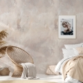 Papel pintado elegante beige para sala de estar moderna Stucco Veneziano Promoción