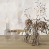 Papel pintado elegante beige para sala de estar moderna Stucco Veneziano Venta