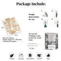 Papel pintado adhesivo floral beige para sala de estar Cactus nel Deserto Modelo