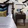 Papel pintado elegante y moderno para sala de estar y habitación infantil Aironi Grigi Descueto