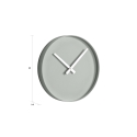 Reloj de pared redondo 25cm de metal diseño moderno Tokei Stock
