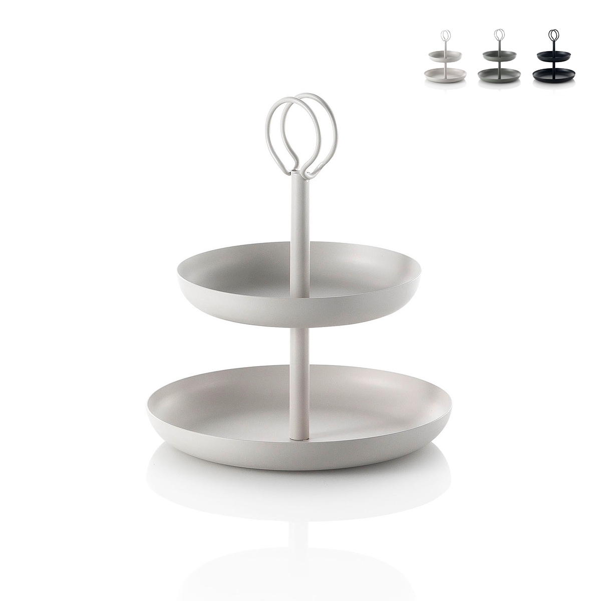 Alzata de metal de mesa con 2 niveles Nik Rebajas Alzata de metal de mesa con 2 niveles Nik Rebajas