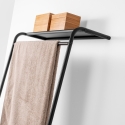 Perchero de pared de metal negro Toru Oferta