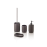 Set de accesorios de baño dispensador vaso jabonera portaescobillas gris Zara Promoción