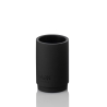 Juego de baño 4 piezas de resina negro Zima Oferta