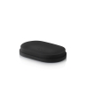 Juego de baño 4 piezas de resina negro Zima Rebajas