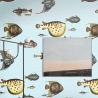 Papel pintado mar azul para sala de estar pasillo Peces Tropicales Catálogo