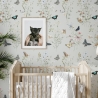 Papel pintado naturaleza floral para habitación infantil y sala de estar Mariposas Venta