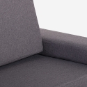 Sofá cama de 2 plazas modular plegable compacto de tela Miranda Modelo