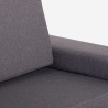Sofá cama de 2 plazas modular plegable compacto de tela Miranda Modelo