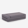 Sofá cama de 2 plazas modular plegable compacto de tela Miranda Características